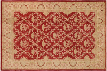handmade Transitional Victoria Red Beige Hand Knotted RECTANGLE 100% WOOL area rug 10 x 14
